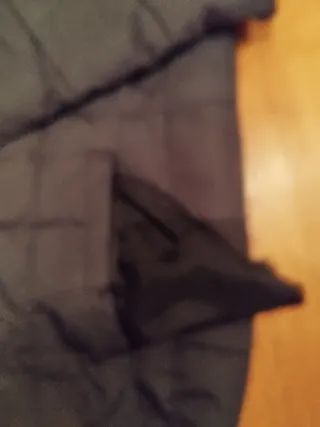 Anorak Decathlon entretiempo negro/gris