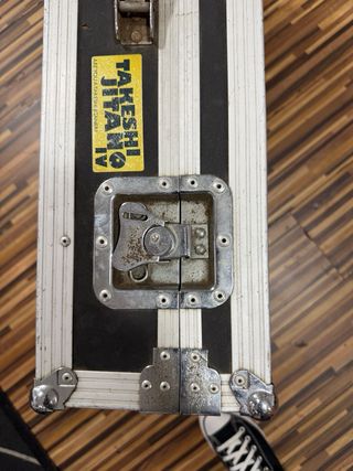 Maletín Flightcase Negro y Plateado