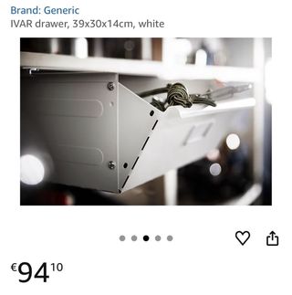 Mueble estantería modular con cajones