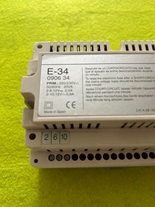 ALIMENTADOR TEGUI E-34