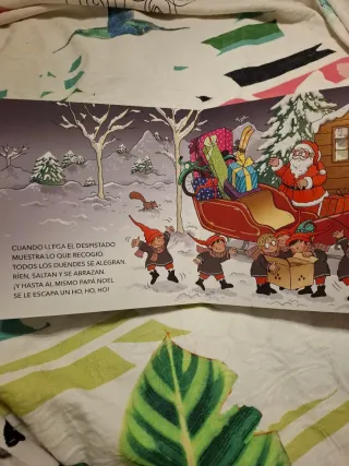 Libro de cartón: Papá Noel