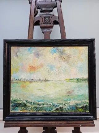 Óleo sobre lienzo firmado A. Derain, escuela franc