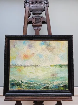 Óleo sobre lienzo firmado A. Derain, escuela franc