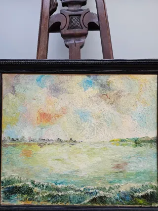 Óleo sobre lienzo firmado A. Derain, escuela franc