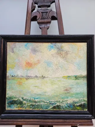 Óleo sobre lienzo firmado A. Derain, escuela franc