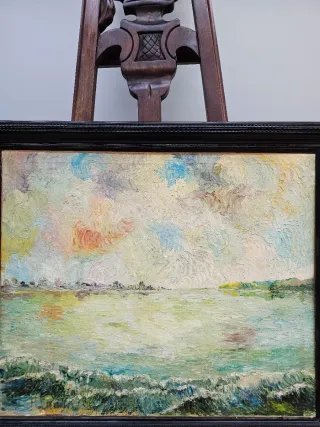 Óleo sobre lienzo firmado A. Derain, escuela franc