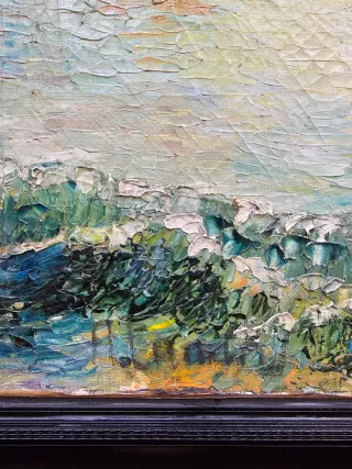 Óleo sobre lienzo firmado A. Derain, escuela franc