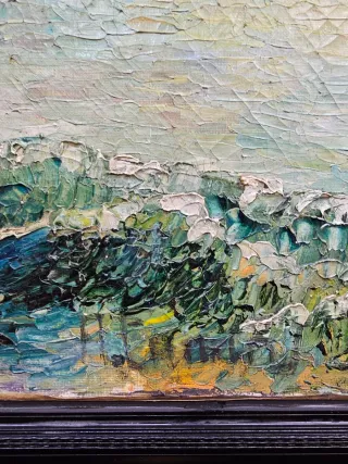 Óleo sobre lienzo firmado A. Derain, escuela franc