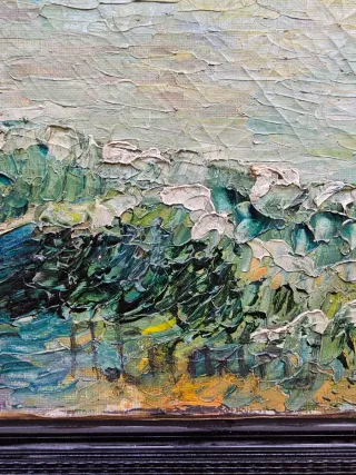 Óleo sobre lienzo firmado A. Derain, escuela franc