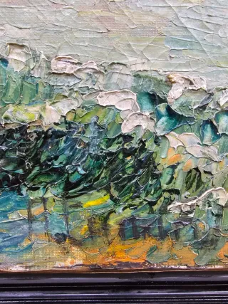 Óleo sobre lienzo firmado A. Derain, escuela franc