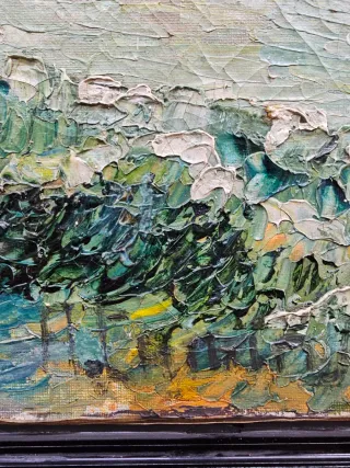 Óleo sobre lienzo firmado A. Derain, escuela franc