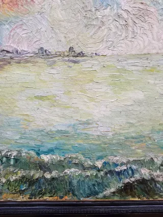 Óleo sobre lienzo firmado A. Derain, escuela franc