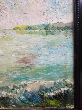 Óleo sobre lienzo firmado A. Derain, escuela franc