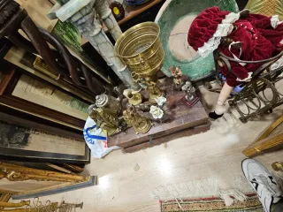 Lote de antigüedades decorativas