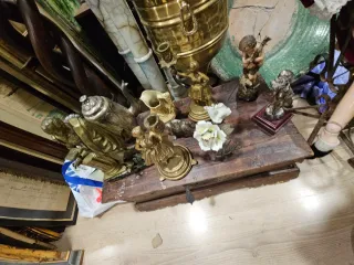 Lote de antigüedades decorativas