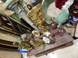 Lote de antigüedades decorativas