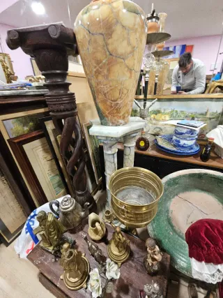 Lote de antigüedades decorativas