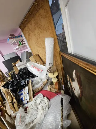 Lote de antigüedades decorativas