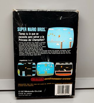 SUPER MARIO BROS. - NINTENDO - NES FALTA MANUAL
