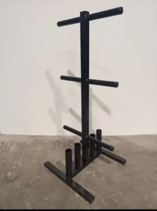 Soporte rack para discos de pesas 28 y 30 mm