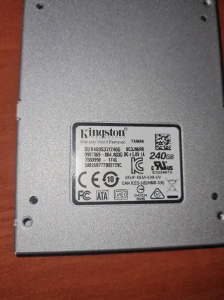 SSD Kingston 240GB disco duro de estado solido