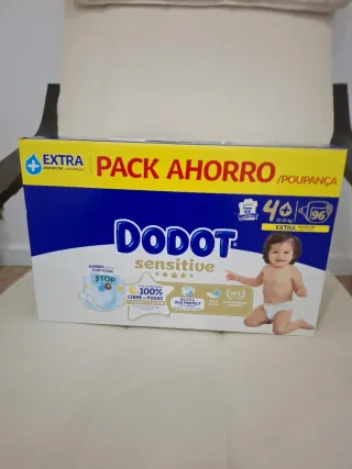 Fraldas Dodot Sensitive Pack Poupança 4+
