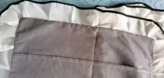 2 Fundas grandes  Grises 50x75 Nuevas