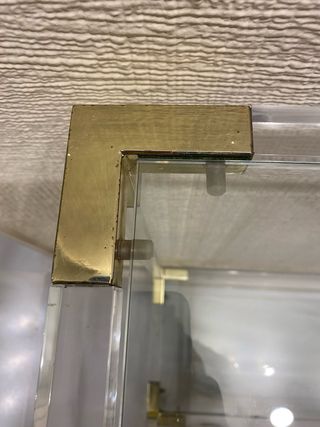 Consola/Recibidor Vintage Metacrilato y Latón