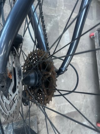 Bicicleta Gravel Negra