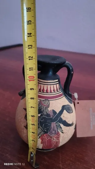 Jarrón Cerámica Griego Decorado