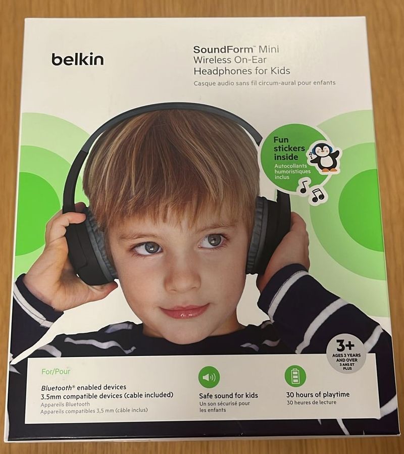 Auriculares Belkin SoundForm Mini Kids Negros