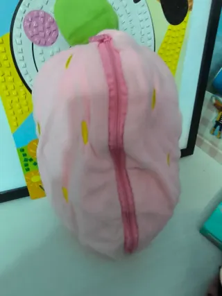 Peluche Conejito Blanco Orejas Rosas