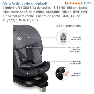 Silla coche Kinderkraft i-Size 360