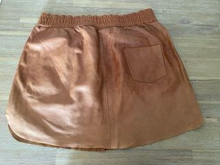 Falda mini de piel SET Talla 38/40