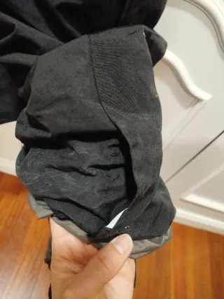 Pantalones de esquí negros con tirantes