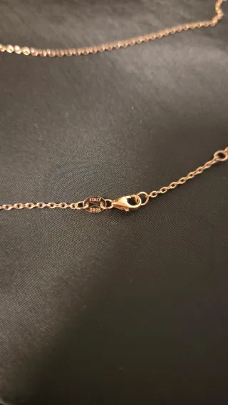 Colgante pata de plata rosa