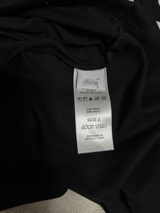 Camiseta Stussy Negra