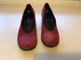 Zapatos Audley Serraje Burdeos Talla 37