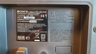 Televisión Sony Bravia Plata