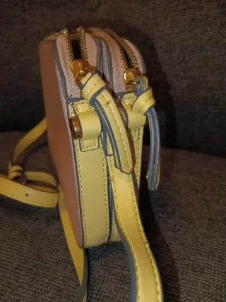 Bolso Parfois rosa y amarillo