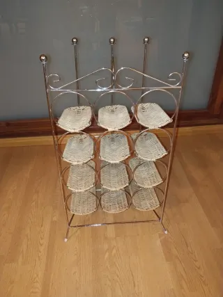 Botellero Metálico para 12 Botellas