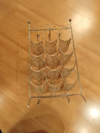 Botellero Metálico para 12 Botellas