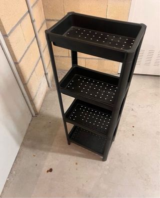 Estantería Plástico Negra Plegable