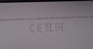 MacBook Pro A2141 i9