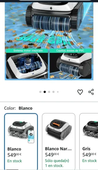 WYBOT C1 Robot Limpiafondos Piscina