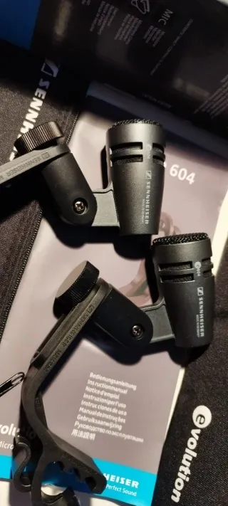 x4 MICRÓFONOS BATERIA TIPO 7