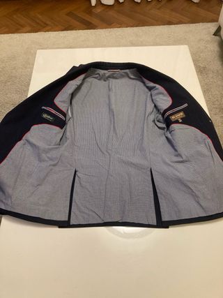 Americana El Ganso Azul Marino