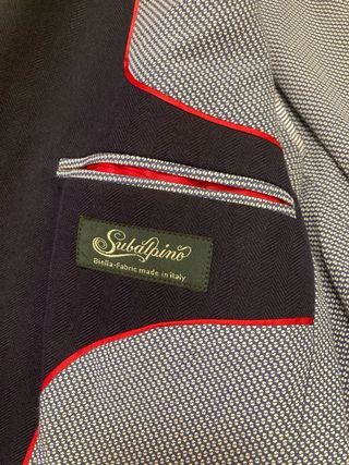 Americana El Ganso Azul Marino