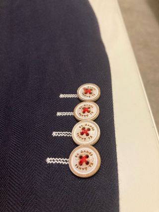 Americana El Ganso Azul Marino