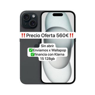 iPhone 15 128gb Negro Sin Abrir